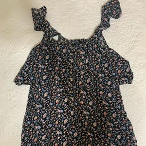 Floral Romper, size medium
